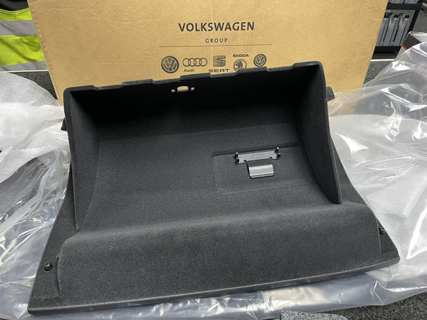 AUDI Q7 TDi FSi QUATTRO 2016 ON GENUINE GLOVE BOX LID SOUL BLACK 4M285712124A