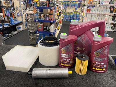 FOR AUDI A5 CABRIOLET 3.0 TDI 07-17 FULL SERVICE KIT WITH PREMIUM 7L ENGINE OIL