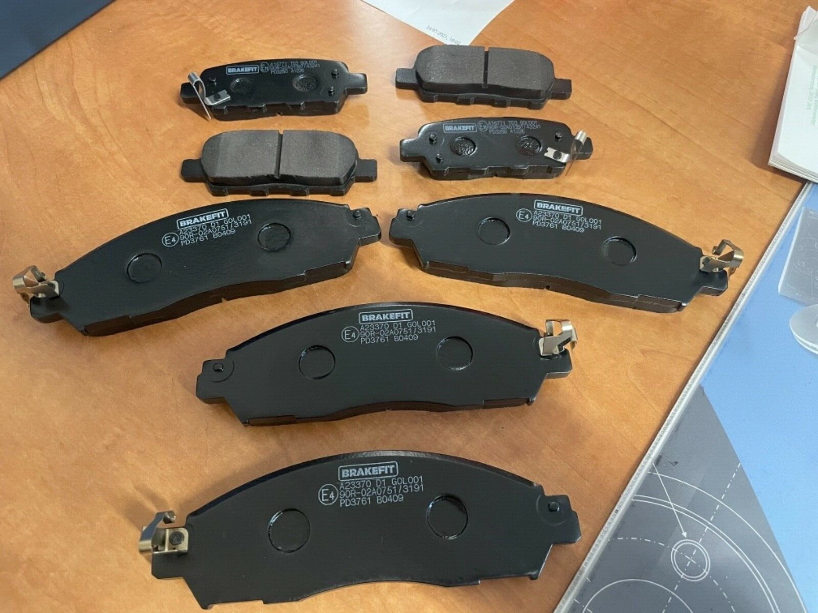 For Nissan - Leaf Electric 2010-2018 Front and Rear Brake Pads 