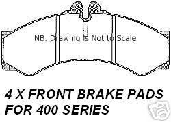 FOR MERCEDES SPRINTER 410 412 BRAKE DISCS BRAKE PADS FRONT