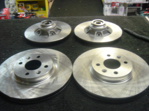 CLIO 2.0 172  BRAKE DISCS FRONT REAR  BEARING ABS