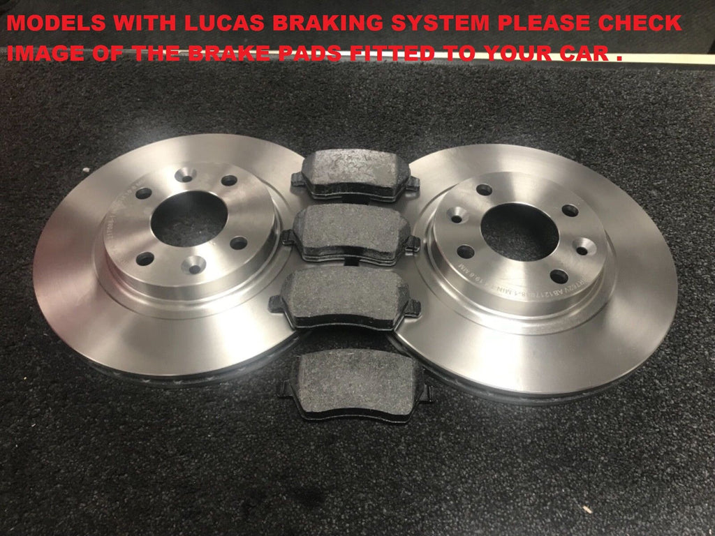 FOR DACIA LOGAN SANDERO MCV STEPAWAY 0.9 1.0 1.5DCi FRONT BRAKE DISC +PADS LUCAS
