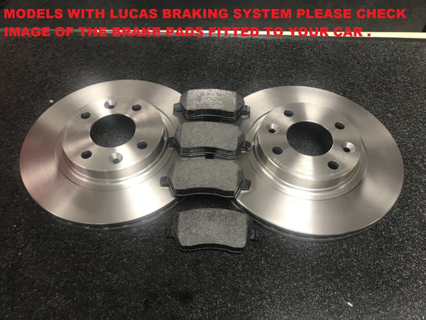 FOR DACIA LOGAN SANDERO MCV STEPAWAY 0.9 1.0 1.5DCi FRONT BRAKE DISC +PADS LUCAS