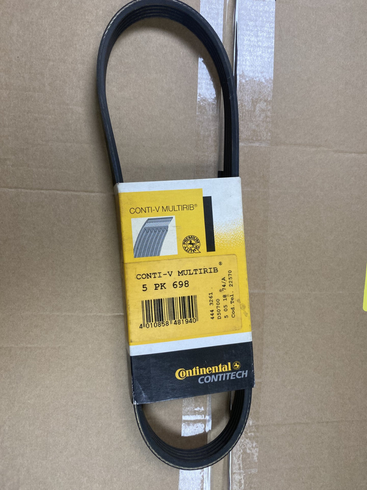 GENUINE CONTITECH FAN BELT FITS ROVER 218 1.8 TURBO BX17 PEUGEOT 605 5PK698