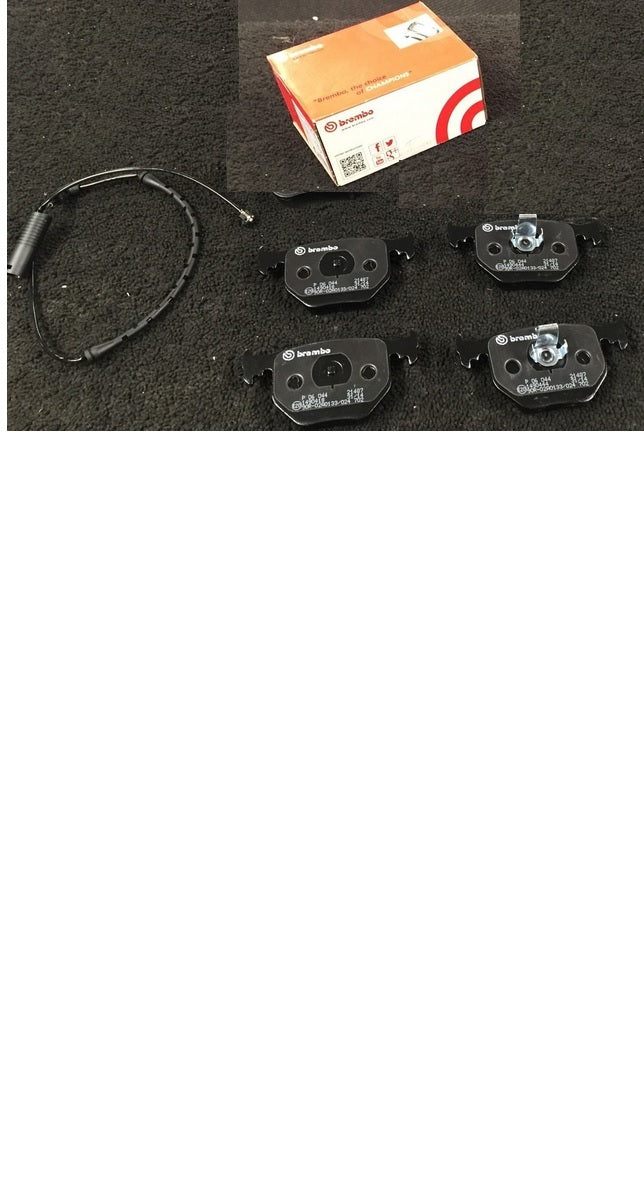 BMW 330D 330Ci 330i COUPE SALOON  BREMBO BRAKE PADS  REAR WITH SENSORS