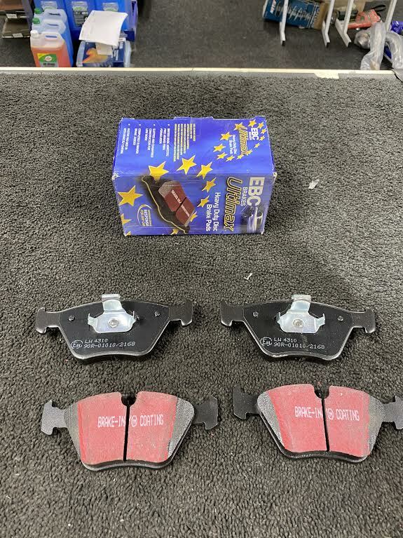 FOR BMW 330CD 3.0 E46 (03/04-04/07) EBC FRONT BRAKE PADS SET OF 4 