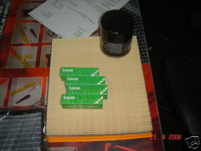 ROVER 75 1.8 OIL AIR FILTER & 4  PLUGS