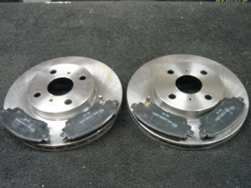 FOR COROLLA 1.4 1.6 ZZE121  1.6 AE111 1998-2006 FRONT BRAKE DISCS PADS 255MM