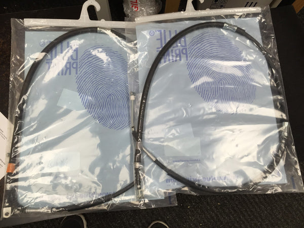 FOR TOYOTA STARLET  BRAKE CABLE HANDBRAKE CABLE PAIR MODELS WITH DRUM BRAKES
