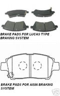 FOR TOYOTA COROLLA VVTI T SPORT D4D BRAKE PADS FRONT NEW 