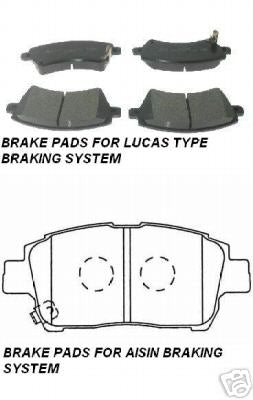 FOR TOYOTA COROLLA VVTI T SPORT D4D BRAKE PADS FRONT NEW 