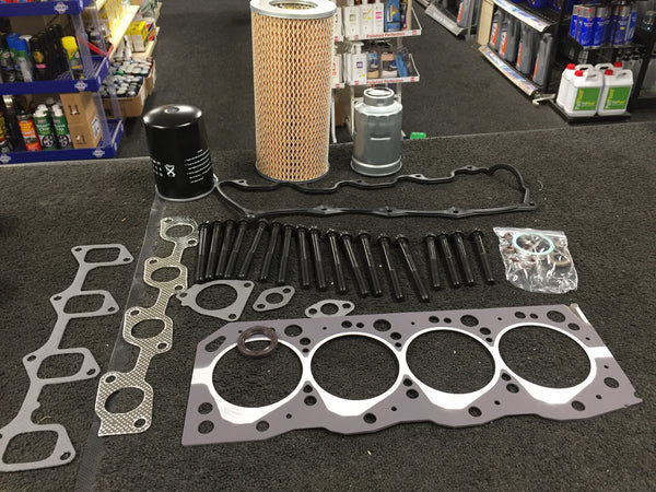 FOR HILUX HIACE CUSTOM 2.8D 3L HEAD GASKET SET BOLT TIMING BELT KITFILTER KIT