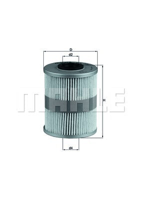 FUEL  FILTER MAHLE KX206D