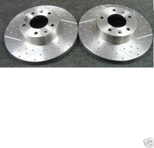 FOR MAZDA RX7 2.6TURBO FD BRAKE DISC CROSS DRILLED GROOVED BRAKE DISC FRONT