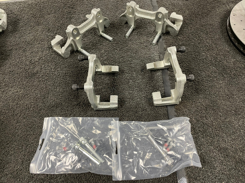 GOLF 4MOTION S3 LEON 20V TT FRONT REAR BRAKE CALIPER BRACKET CARRIER CONVERSION 