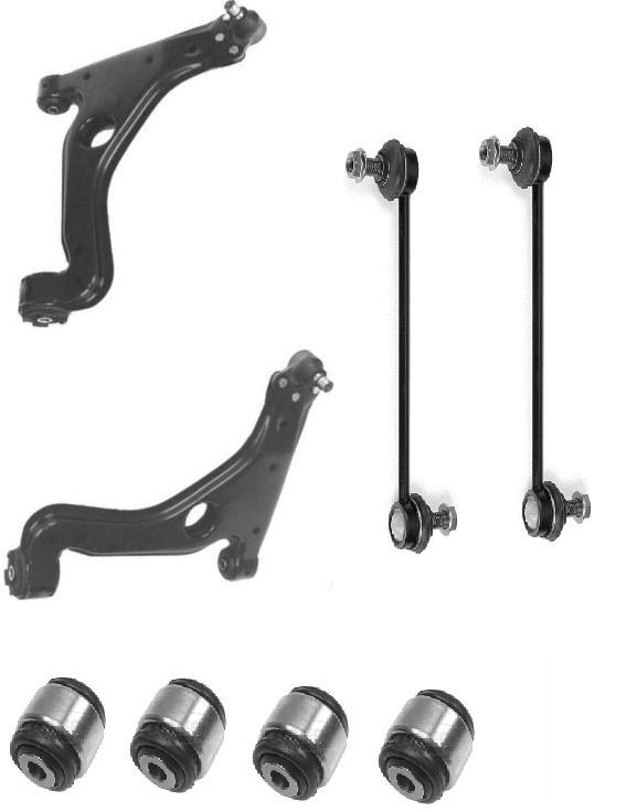 VAUXHALL VECTRA 1995-02 2 LOWER WISHBONE ARMS ANTI ROLL BAR LINKS REAR ROSE BUSH
