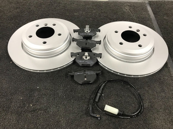 BMW 520 520D 523 525 525D E60 E61 BRAKE DISCS MEYLE BRAKE PADS SENSOR REAR 