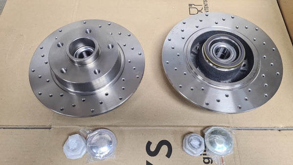 FOR MEGANE DYNAMIQUE NAV DCI (MK3 (Ph2) (X95))  REAR DRILLED BRAKE DISCS
