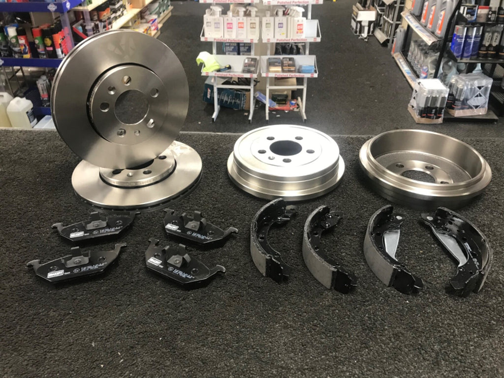 SKODA FABIA POLO CORODBA IBIZA BRAKE DISCS PADS FRONT REAR BRAKE DRUMS SHOES