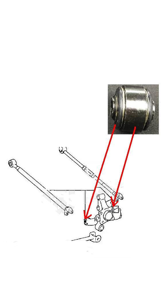 FOR CELICA ST202 AT200 ST GT  REAR ARM WHEEL HUB CARRIER / KNUCKLE ROSE BUSH