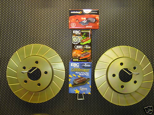 PEUGEOT 306 1.4 1.6 1.8 GROOVED FRONT BRAKE DISCS 247MM