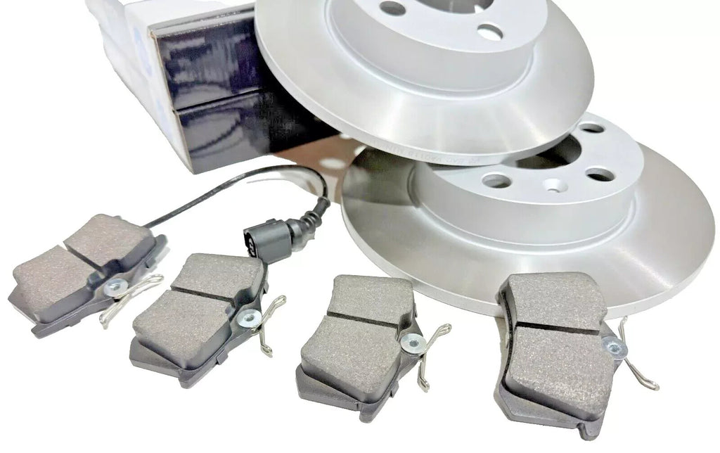 Audi A1 A2 A3 TT (1997-24) 2 REAR BRAKE DISC REAR BRAKE PADS