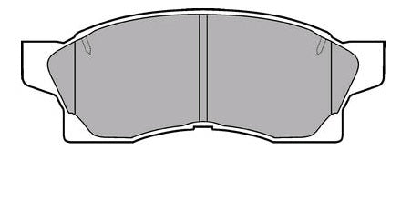 FOR TOYOTA MR2  MK2 SW20 REV1 GT TURBO 90 91 FRONT DISC BRAKE PADS
