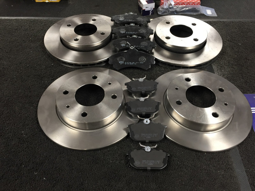 SMART FORFOUR 1.1 1.3 DCi 2004-2007 BRAKE DISCS BRAKE PAD FRONT REAR