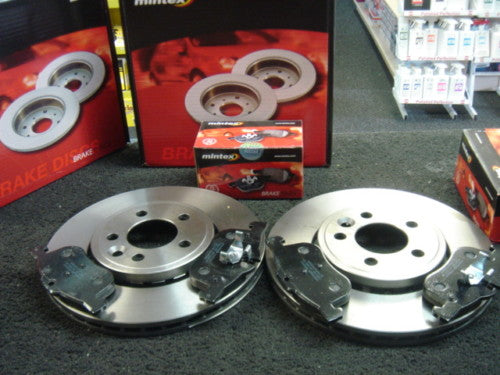 ROVER 75 MG ZT  MINTEX FRONT BRAKE DISCS BRAKE PADS NEW 284mm 