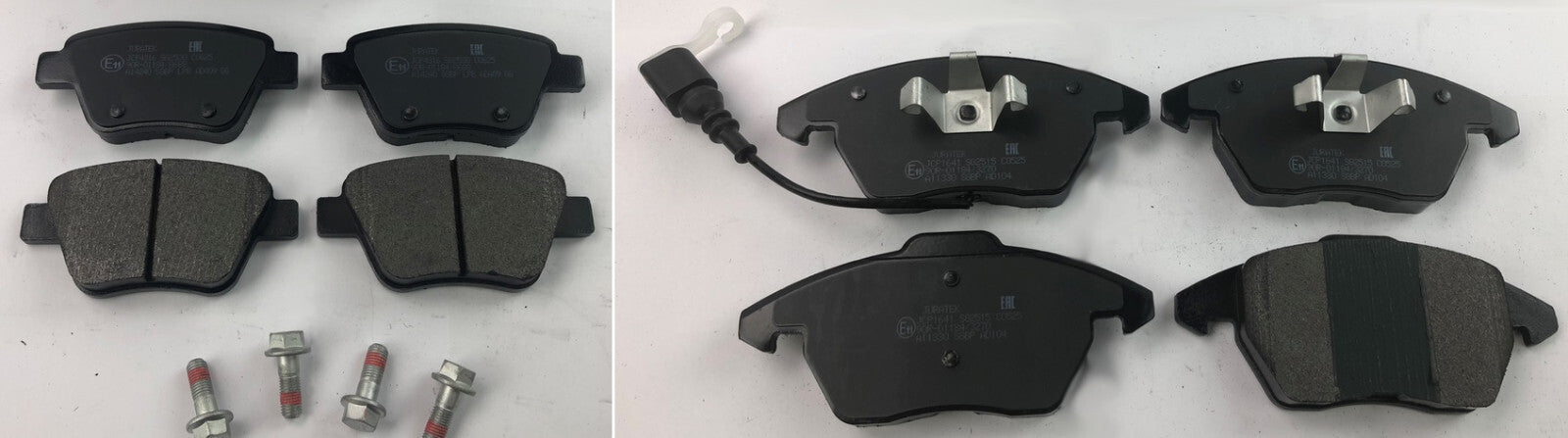 FOR SKODA YETI ELEGANCE TDI CR 170 (MK1 (5L))  FRONT REAR BRAKE PADS