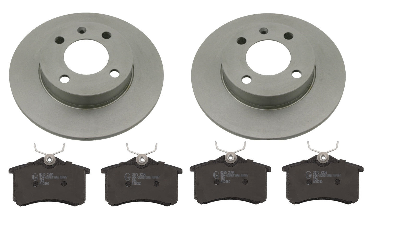 POLO LUPO  1.6 GTI BRAKE DISCS PADS REAR MINTEX