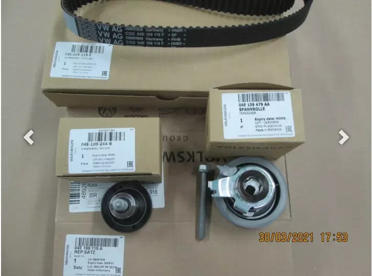 AUDI A1 A4 POLO LEON Q2 Q3 JETTA 1.0 1.4 TIMING CAMBELT KIT 04E198119A  exp 2028