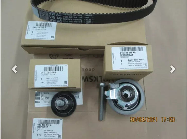 AUDI A1 A4 POLO LEON Q2 Q3 JETTA 1.0 1.4 TIMING CAMBELT KIT 04E198119A  exp 2028