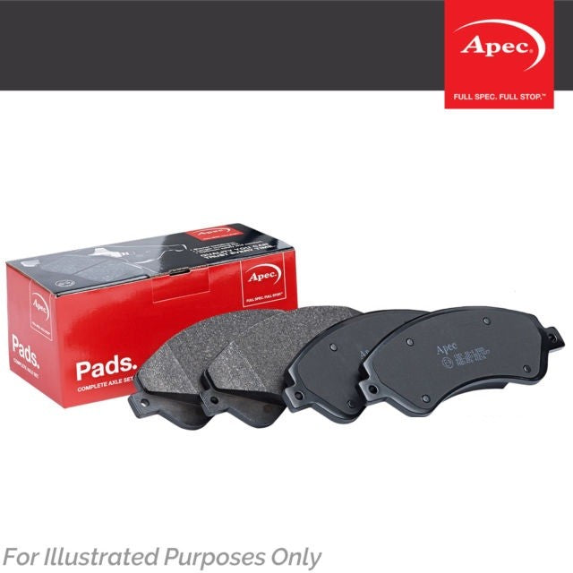  RANGE ROVER SPORT 2013 ON 3.0 4.4 5.0 FRONT & REAR BRAKE PAD APEC BRAKING SET