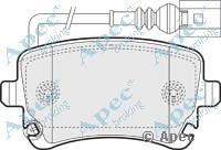 TRANSPORTER T5 REAR  DISC BRAKE PADS 16" 17"