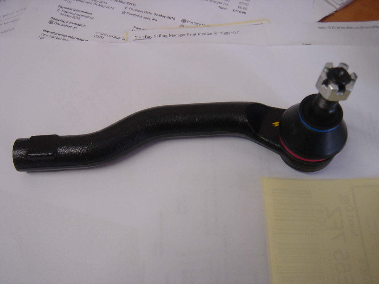 FORD FIESTA MK8 1.25 1.4 1.6 TDCi 2008 ON  TRACK ROD END TIE ROD DRIVER SIDE