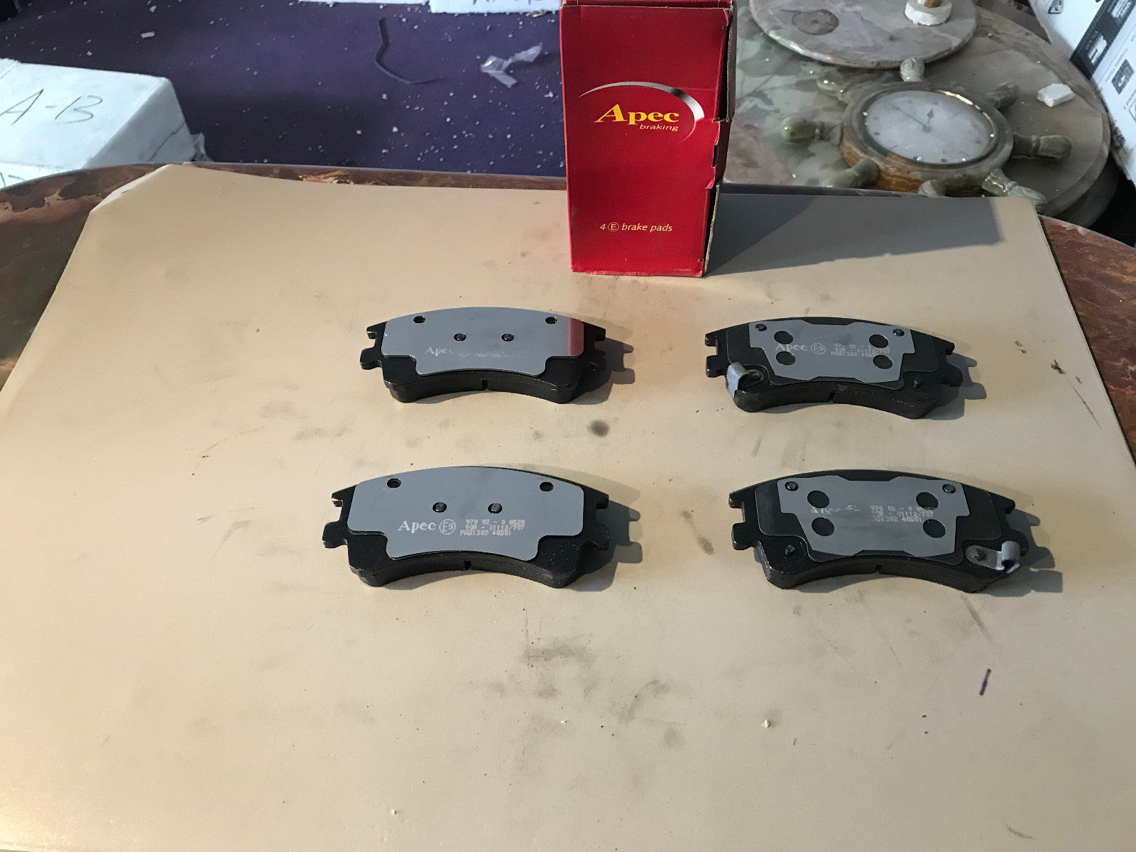 FRONT BRAKE PADS FOR MAZDA 6 ESTATE 2.0 2.3 GG ATENZA 3.0 V6 GENUINE APEC