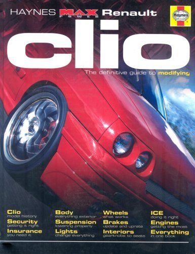 RETRO HAYNES MAX POWER MAGAZINE RENAULT CLIO THE DEFINITIVE GUIDE TO MODIFYING