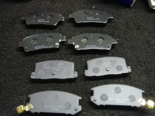 FOR TOYOTA MR2 VVTI ROADSTER BRAKE PADS FRONT & REAR BRAKE PADS  