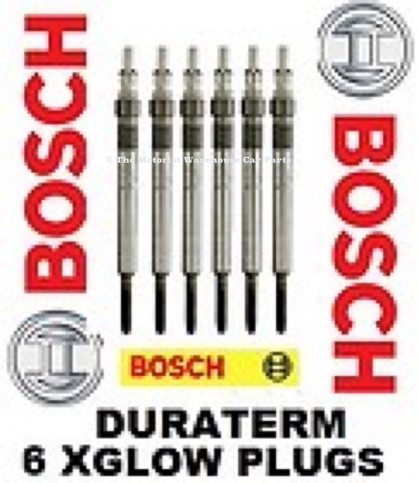 BOSCH DURATERM GLOW PLUGS FOR GRAND CHEROKEE CHYRSLER 300C 3.0 CRD FULL SET 6 