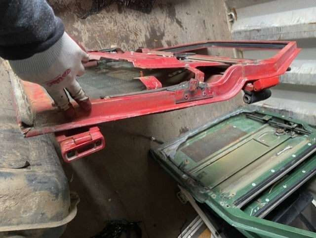 FRONT PASSENGER NS  DOOR LAND ROVER DEFENDER 90 110 TDI TD5
