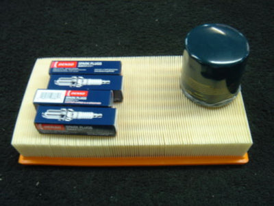 FORD KA 1.3 2002 on  OIL AIR   FILTER SPARK PLUGS SERVICE KIT 