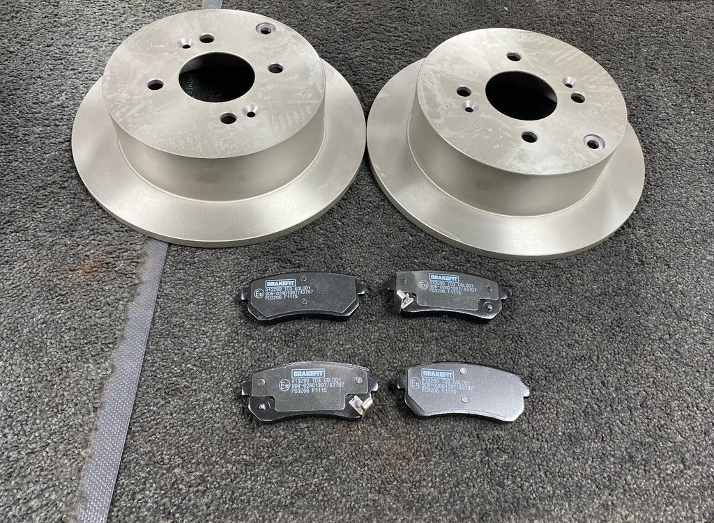 FOR KIA RIO MK3 UB 2012-2016 REAR BRAKE DISCS & PADS SET NEW