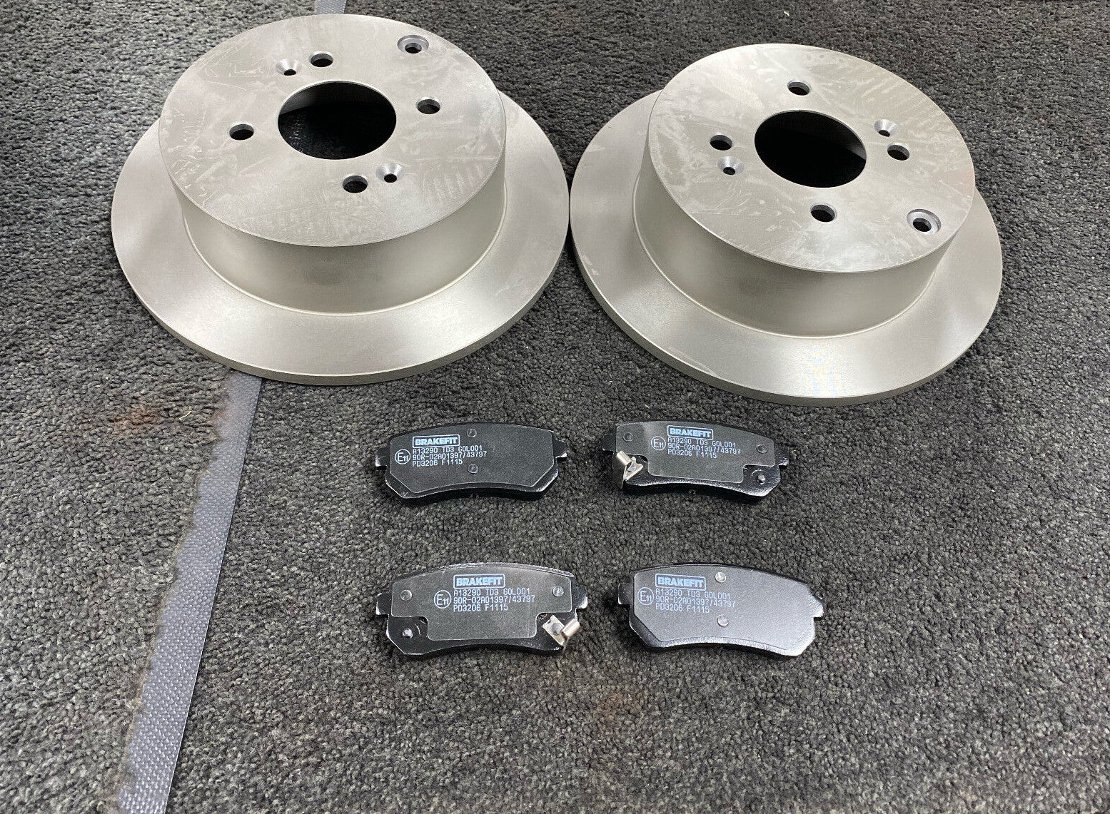 FOR KIA RIO MK3 UB 2012-2016 REAR BRAKE DISCS & PADS SET NEW