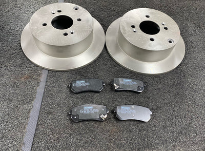 FOR KIA RIO MK3 UB 2012-2016 REAR BRAKE DISCS & PADS SET NEW
