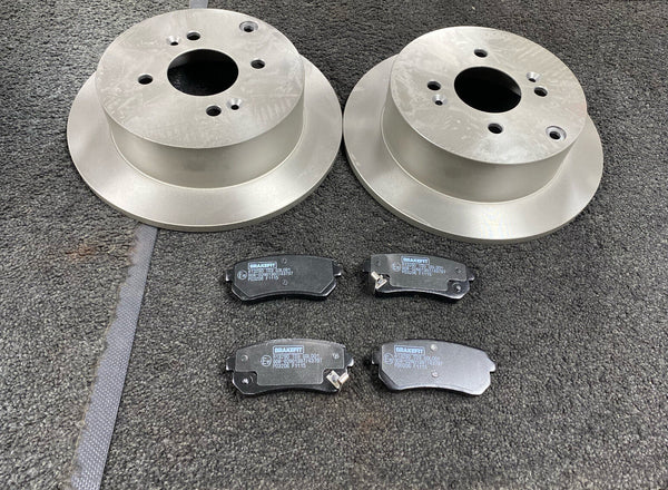 FOR KIA RIO MK3 UB 2012-2016 REAR BRAKE DISCS & PADS SET NEW