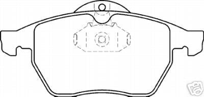 VAUXHALL VECTRA B 2.2 2.5 V6 SRI GSI FRONT BRAKE PADS 