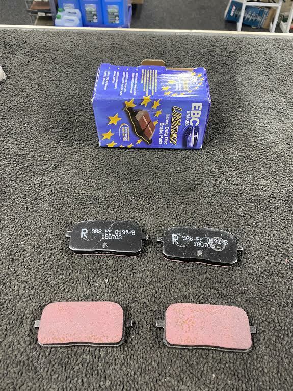 FOR TOYOTA	CYNOS EL44 1.5 (91-95) EBC REAR BRAKE PADS SET OF 4