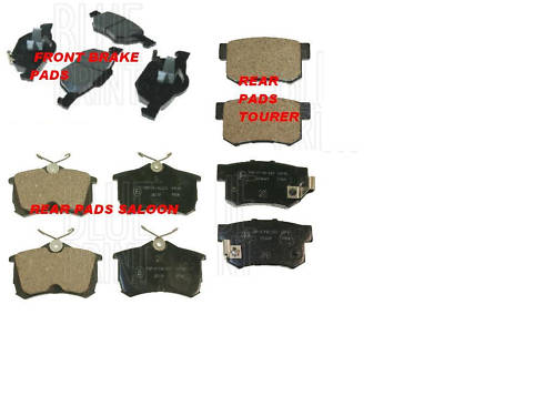 ACCORD 2.0 2.4VETC 2.2CDTI 03-08 BRAKE PADS FRONT REAR 