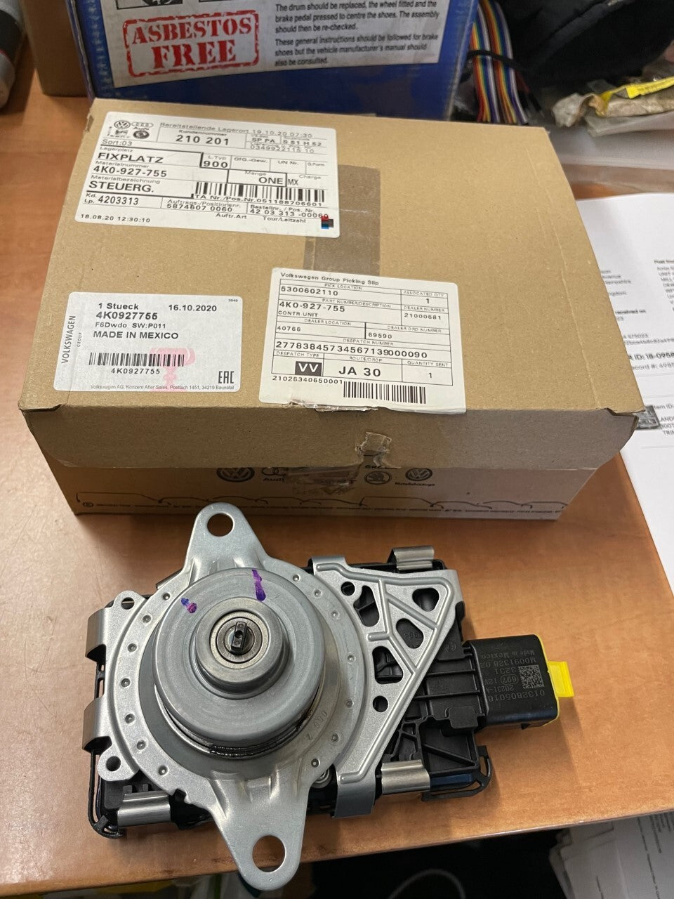 AUDI A6 S6 A7 4WHEEL DRIVE QUATTRO  ELECTRONIC CONTROL UNIT 4K0927755 GENUINE
